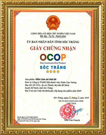 Giấy chứng nhận OCOP